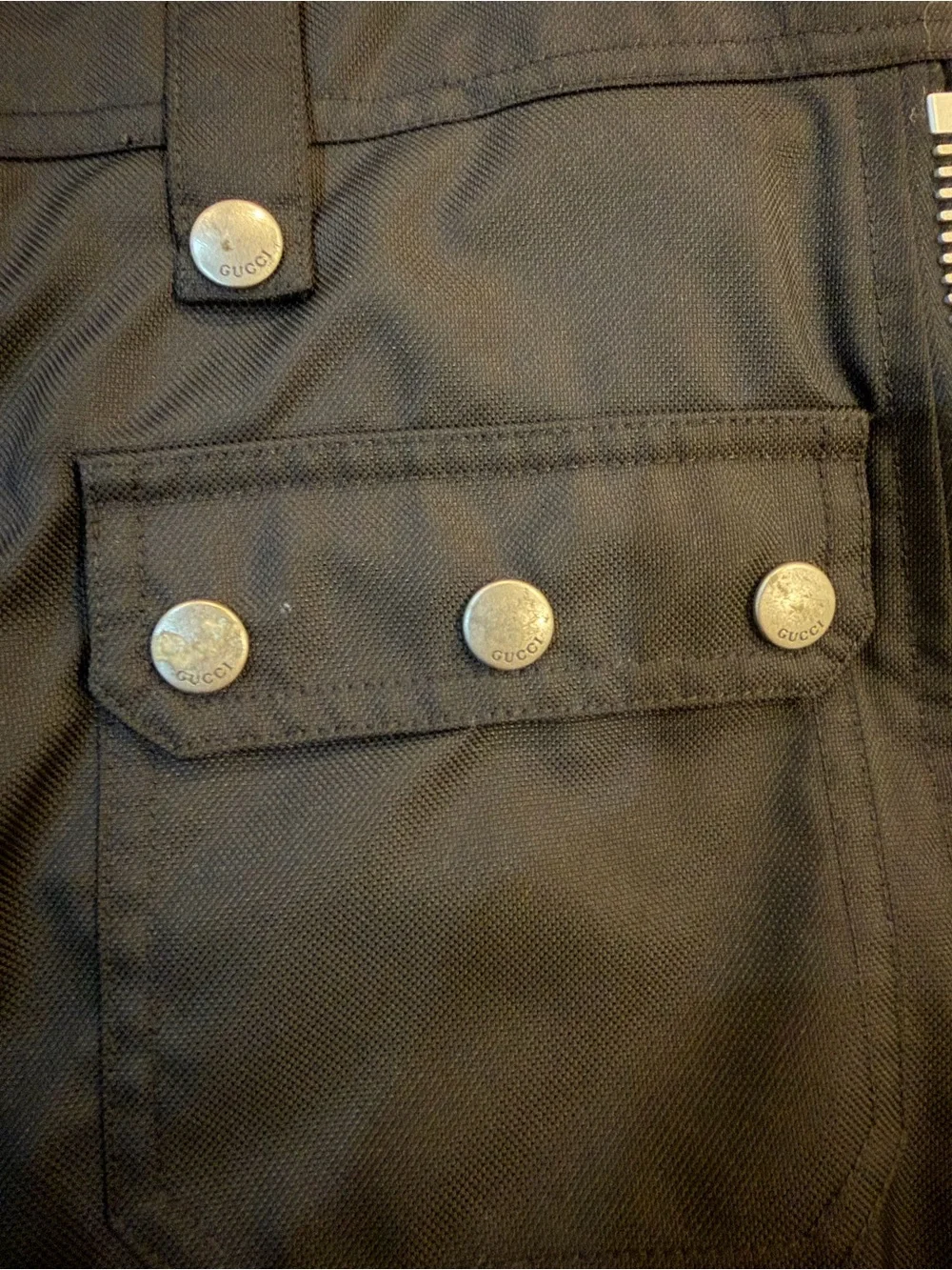 GUCCI SIDE ZIP CARGO PANTS